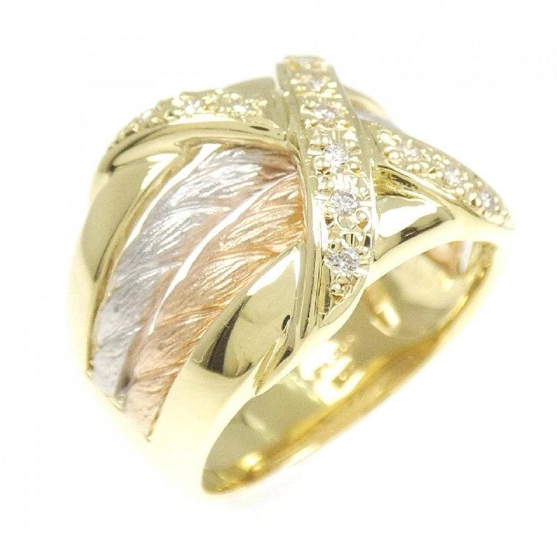 Nhẫn kim cương K18YG/PT900/K18PG 0.08CT - Hàng hiệu Chính hãng 850620