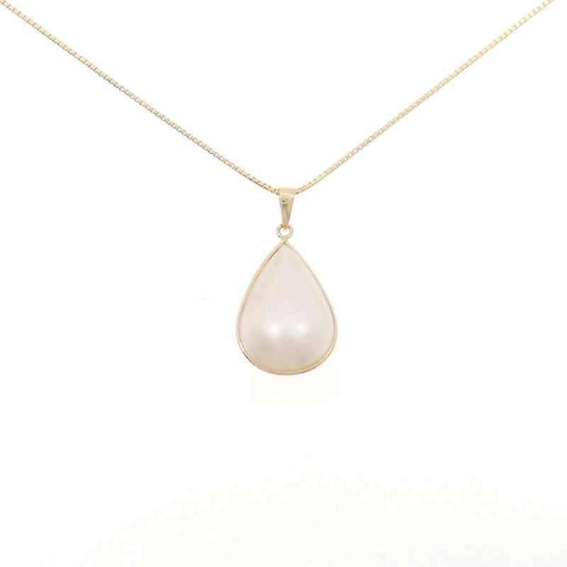 K18YG Mabe Pearl Necklace - Hàng hiệu Authentic 857788