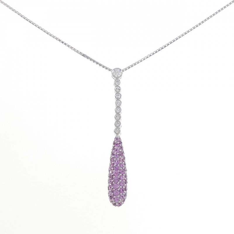 Dây chuyền Sapphire 750WG/K18WG 1.85CT - Hàng hiệu Chính hãng 861661