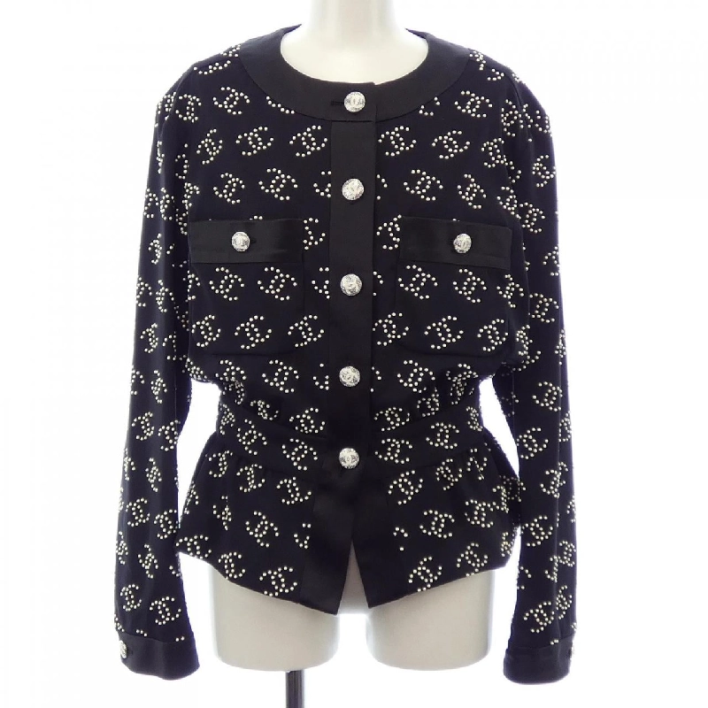 Jacket không cổ CHANEL LOOK42 P73967V65539 23C - Hàng hiệu Authentic 820176