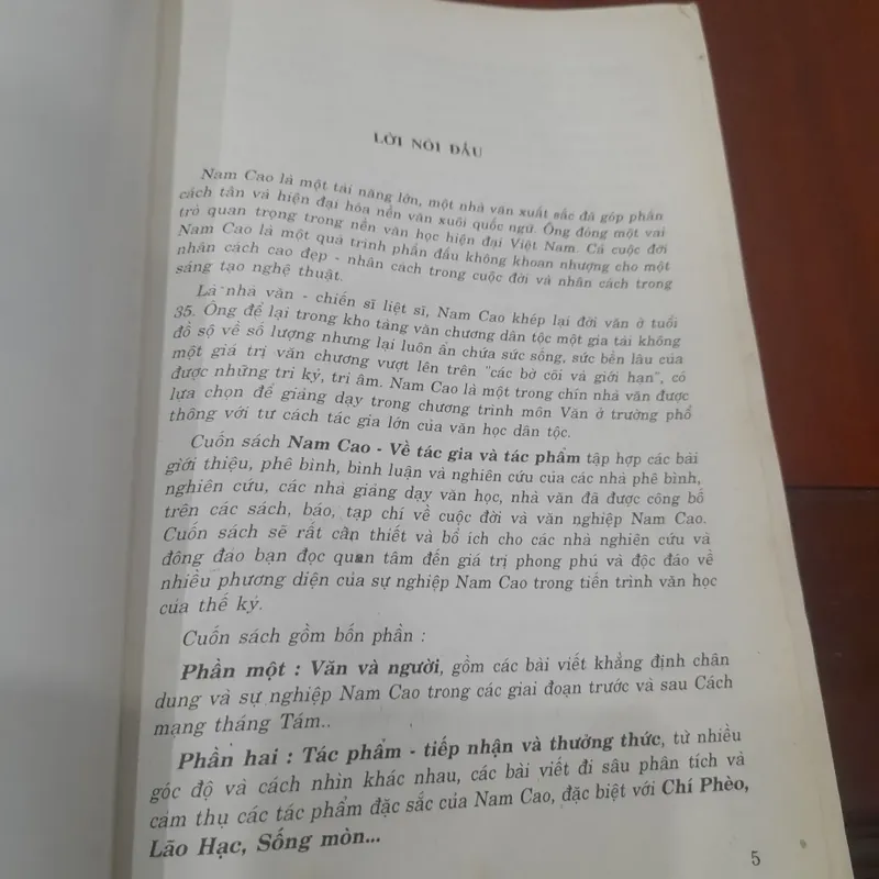NAM CAO - về Tác gia và Tác phẩm 739067