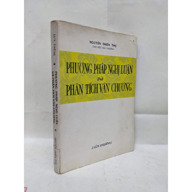 Phương pháp nghị luận và phân tích văn chương - Nguyễn Thiên Thụ 129510