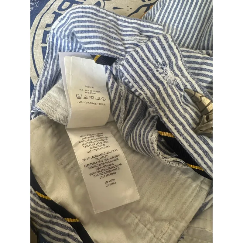 Quần sọt polo sọc 1032548