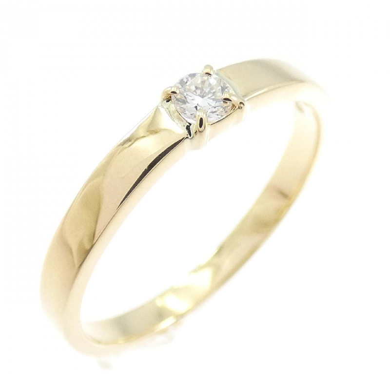 Nhẫn kim cương K18YG 0.08CT - Hàng hiệu chính hãng 850126