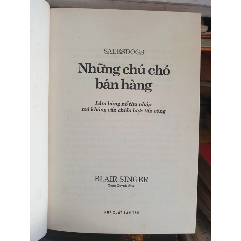 Sách Những Chú Chó Bán Hàng (Vua bán hàng Blair Singer,  478831