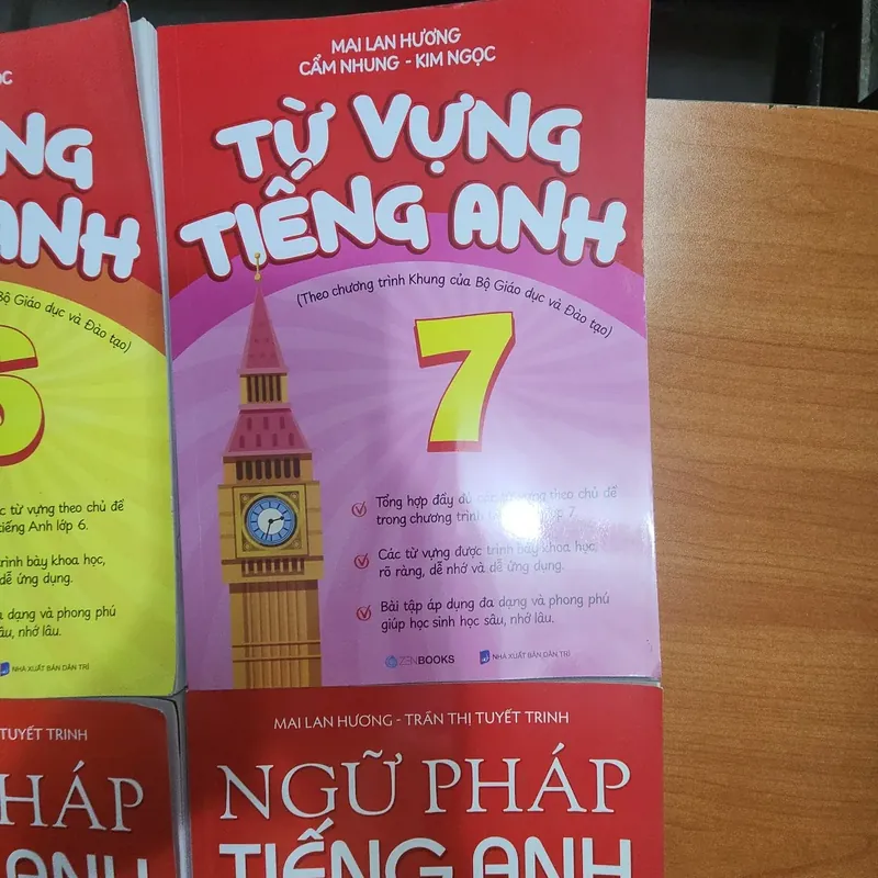 Combo 4 quyển Ngữ pháp và Từ vựng tiếng Anh lớp 6 và lớp 7 của Mai Lan Hương 740592