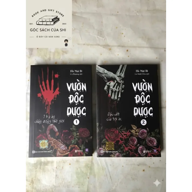 Combo 2 tập Vườn Độc Dược: 9 Kỳ Án Chấn Động Thế Giới & Dấu Vết Của Tội Ác | Hà Mạt Bì 800724