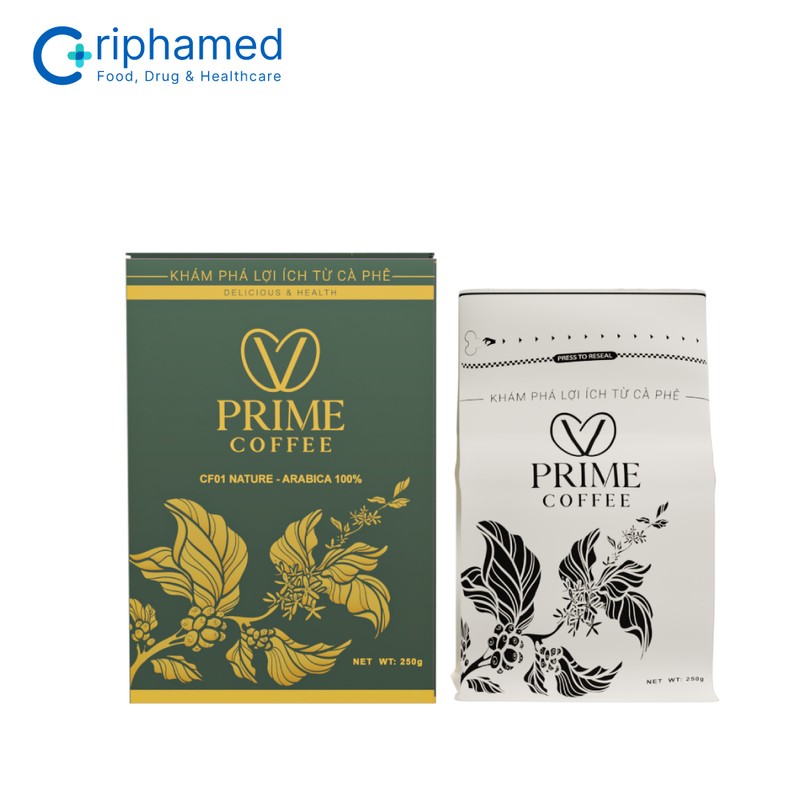 Cà phê xay nguyên chất V-Prime Coffee 100 % Arabica CF01 Nature 73604