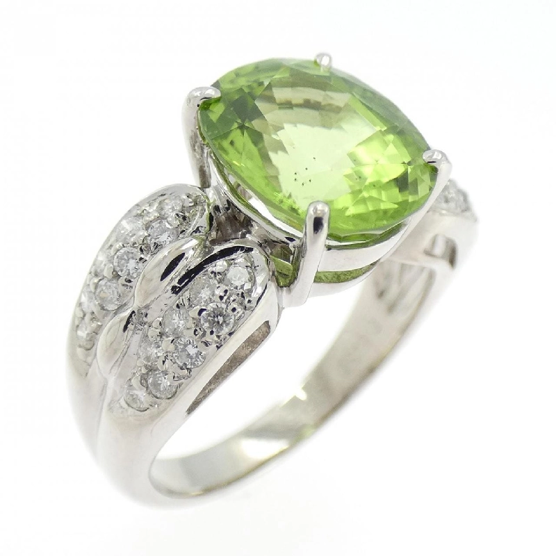 Nhẫn Peridot 750WG 3.65CT 666935