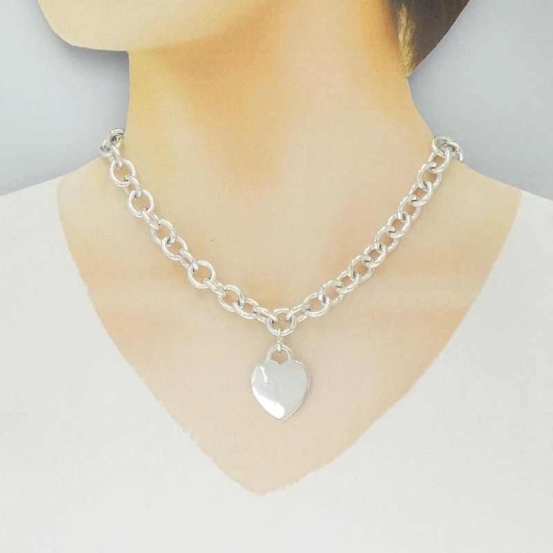 Dây chuyền trái tim Tiffany - Hàng hiệu Authentic 841813