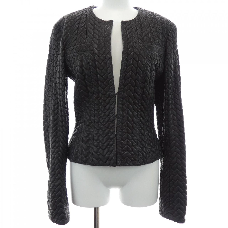 CHANEL P22125V01431 03A Áo khoác da - Hàng hiệu Authentic 822180