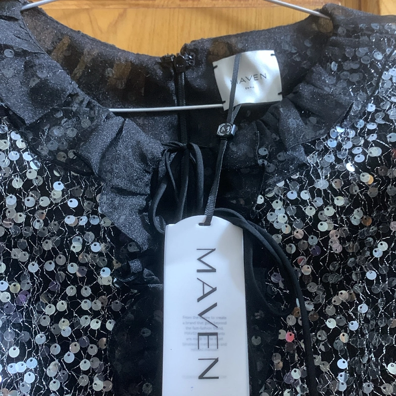 Váy Maven đen bling 459751