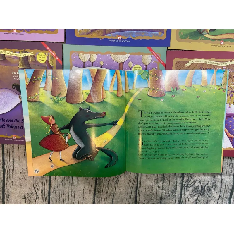 Bộ 7 cuốn truyện kinh điển thế giới Song ngữ Anh Việt Mới 99% 2020 Nhiều tác giả TSTK250116 VĂN HỌC 370453