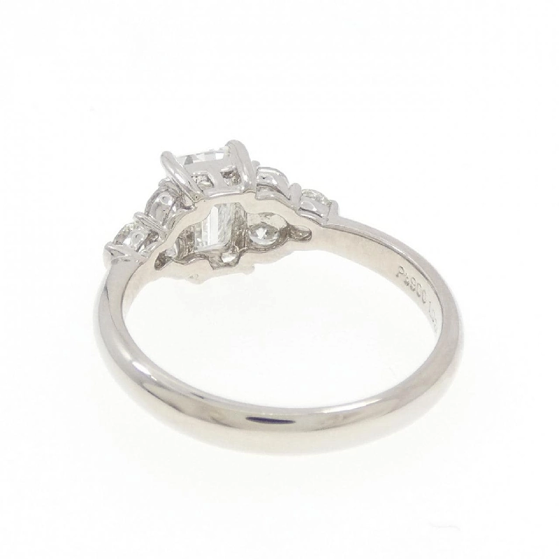 Nhẫn kim cương PT900 1.024CT G VS1 cắt hình ngọc lục bảo - Hàng hiệu Authentic 873740