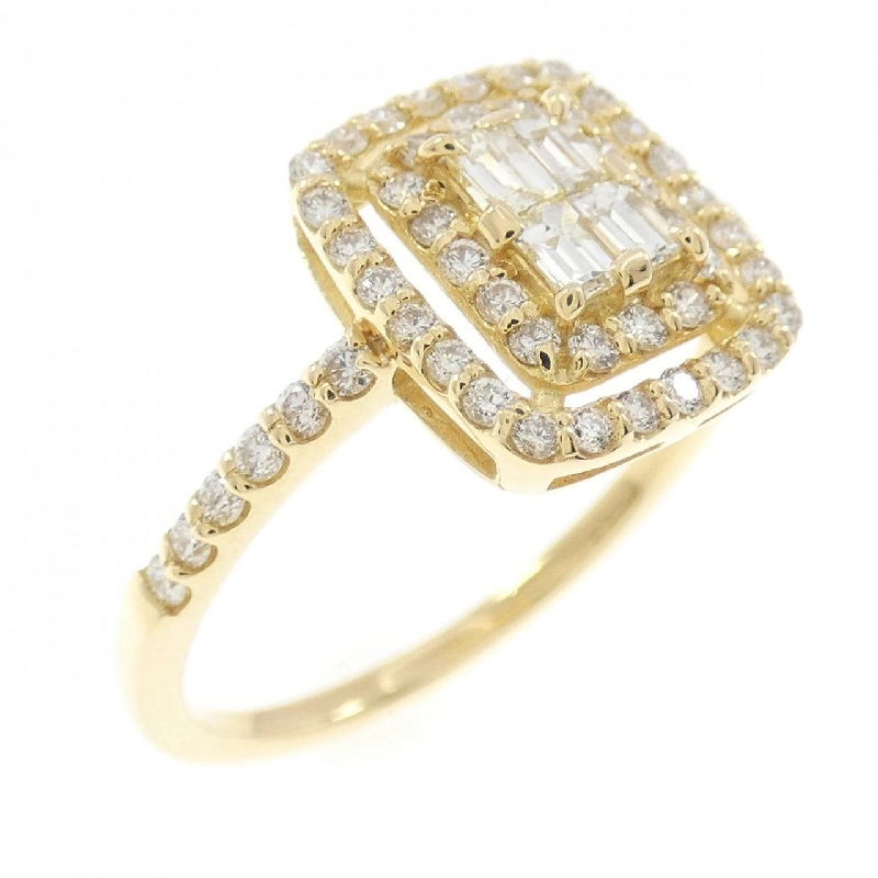 【Sản phẩm mới】Nhẫn kim cương K18YG 0.50CT 671275