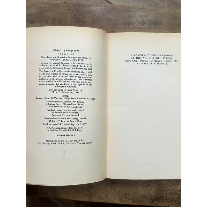 Charlotte Bronte: A Passionate Life - Lyndall Gordon 734844