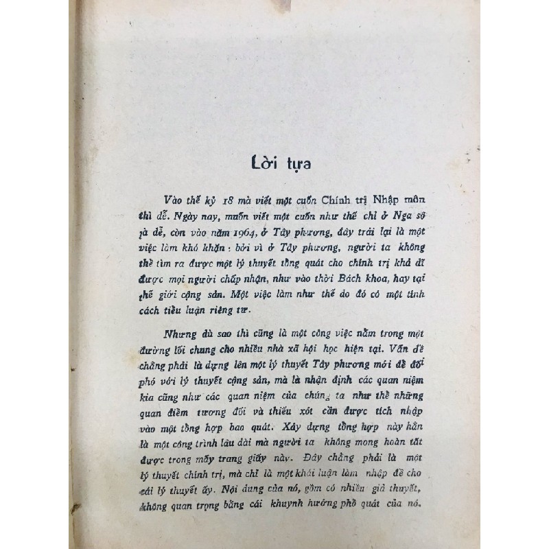 Chính trị nhập môn - Maurice Duverger ( bản đóng bìa xưa ) 126372