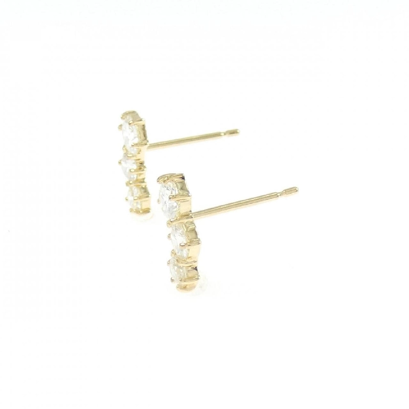 K18YG Bông tai kim cương 0.70CT - Hàng hiệu Chính hãng 869802