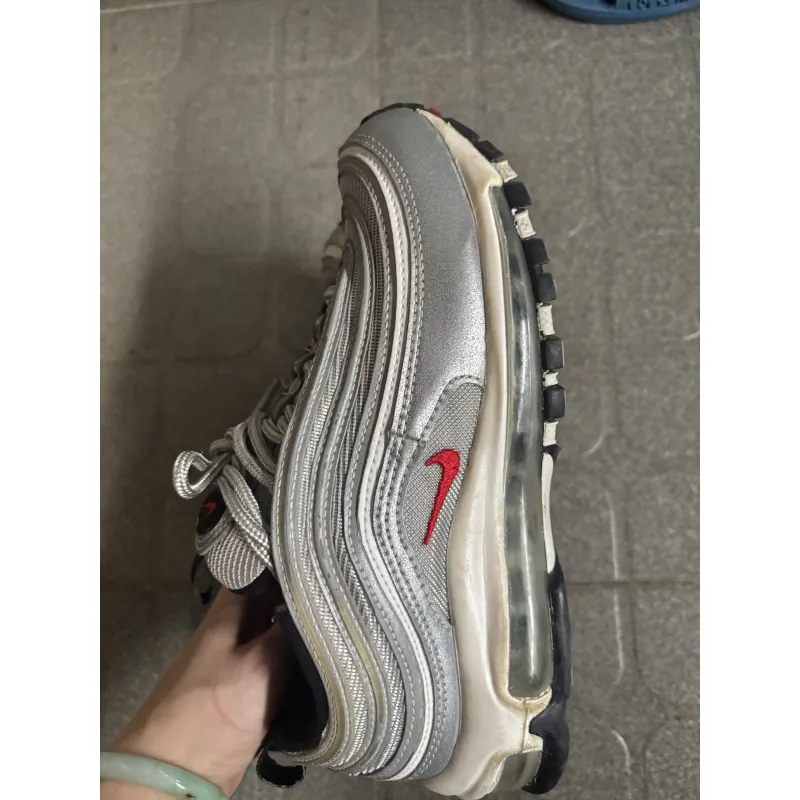 Sneaker MAX 97 Silver Bullet, MAX97 Xám Móc Đỏ  1023361