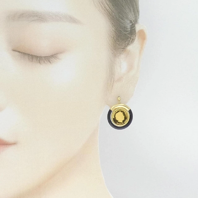 K18YG Onyx Bông tai - Hàng hiệu Chính hãng 870535