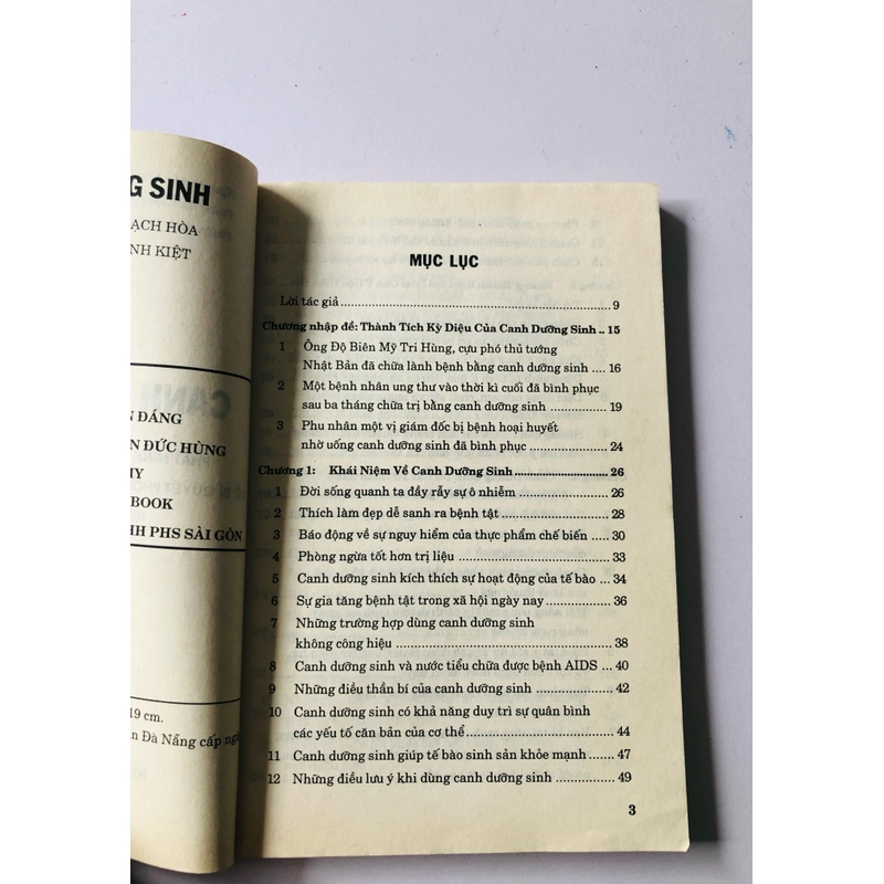 CANH DƯỠNG SINH  - 179 trang, nxb: 2003 330471