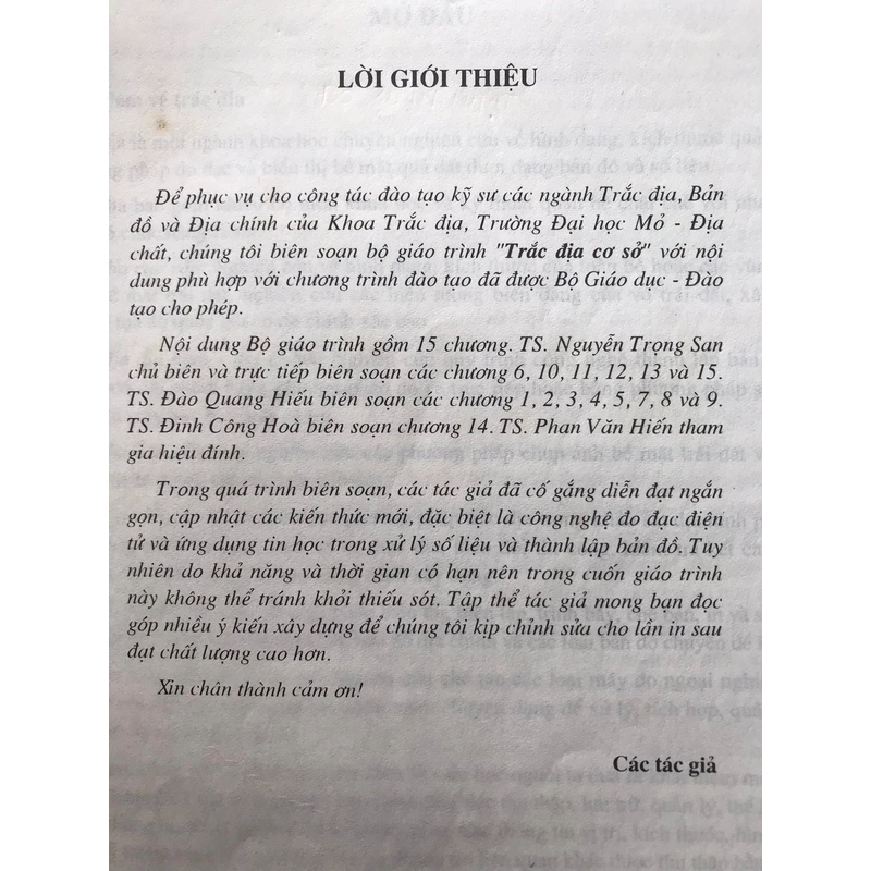 TRẮC ĐỊA CƠ SỞ (Full bộ 2 tập) 496459