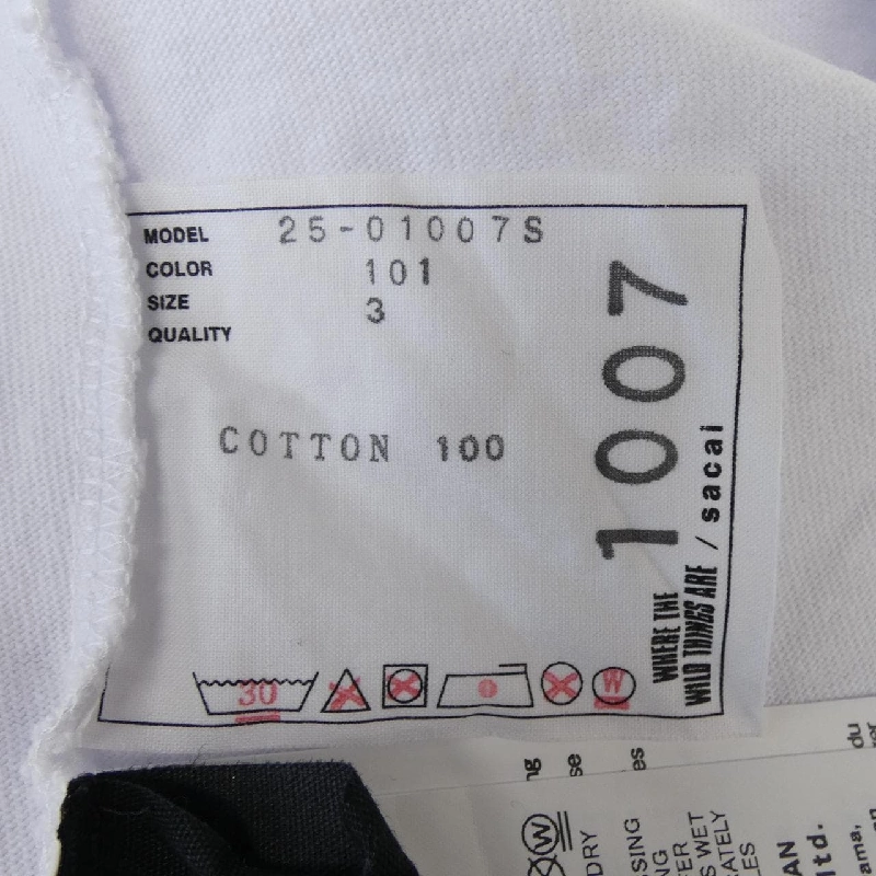 SACAI 25-01007S Áo thun - Hàng hiệu Chính hãng 891839