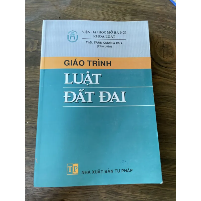 Giáo trình luật đất đai 2007 -sách luật Việt Nam , Khổ lớn  968721