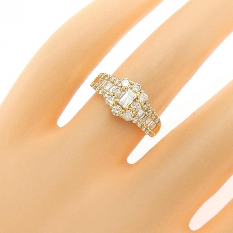 Nhẫn kim cương K18YG 1.00CT - Hàng hiệu Chính hãng 849676