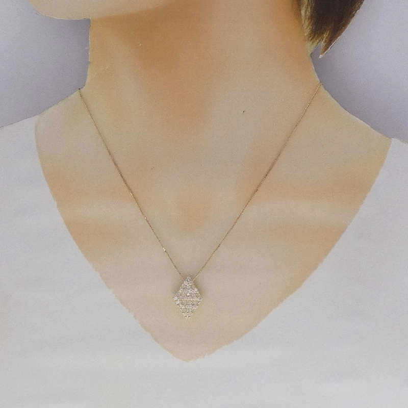 K18YG Dây chuyền kim cương 1.00CT - Hàng hiệu Chính hãng 857839