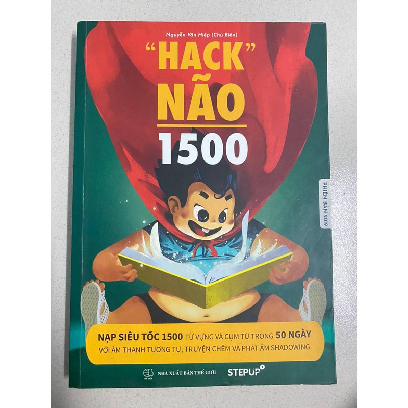 "Hack" não 1500 tái bản 2019 - Sách luyện tiếng Anh có kèm app học online 143003