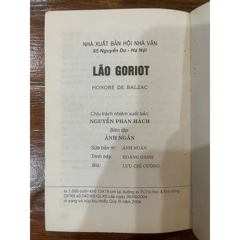 Lão Goriot  (k4) 455679
