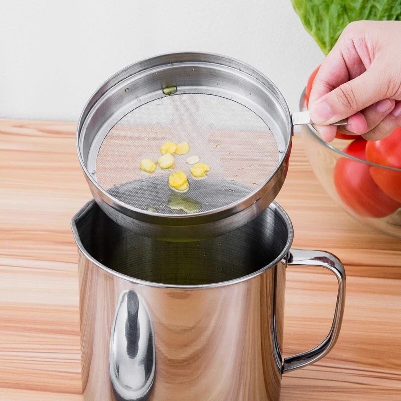 Ca lọc dầu ăn đã qua sử dụng có nắp 457