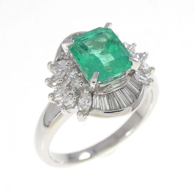 Nhẫn Emerald PT900 1.26CT - Hàng hiệu Chính hãng 854749
