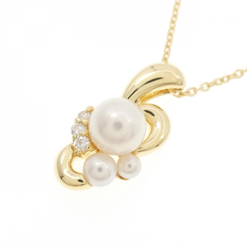 K18YG Ngọc trai Akoya Dây chuyền - Hàng hiệu Chính hãng 857780