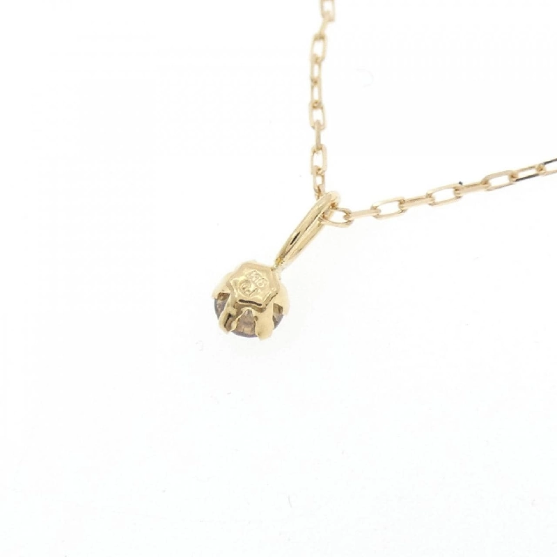 K18YG Solitaire Dây chuyền kim cương 0.1CT - Hàng hiệu Chính hãng 866292