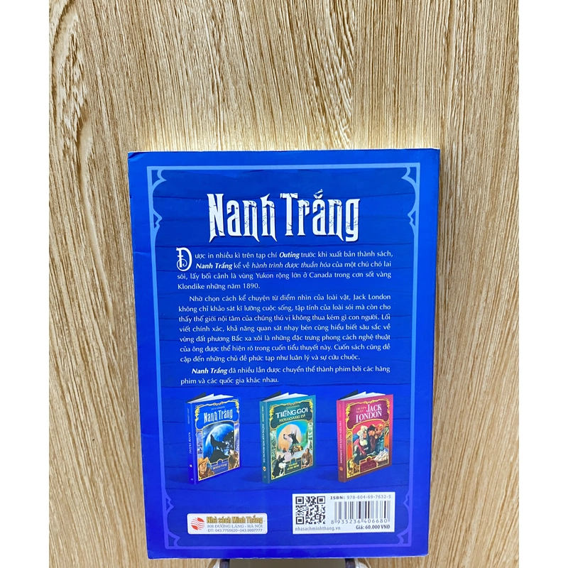 NANH TRẮNG *TÁC GIẢ: JACK LONDON *WHITE FANG * TẶNG QUÀ 0Đ *FREESHIP THÁNG 5+6 313365