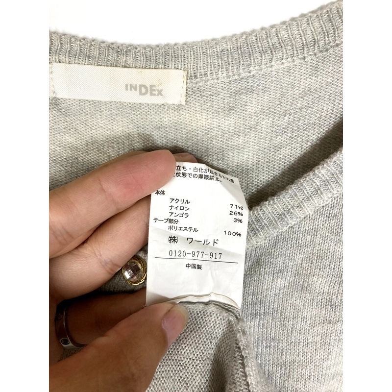 Áo Cadigan Mongtoghi Nhật Nhà Index
Size S /M
 353195