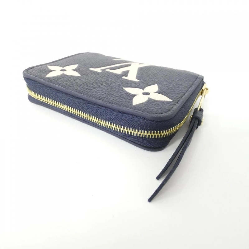 Ví tiền xu Louis Vuitton hai màu Monogram Empreinte Zippy M83606 - Hàng hiệu Authentic 806234