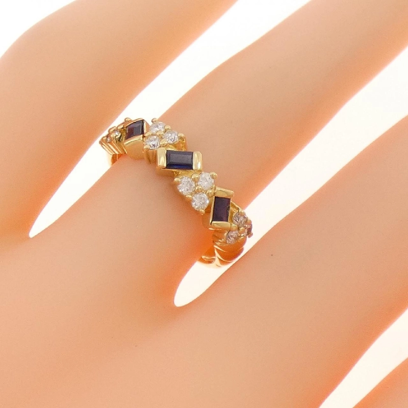 Nhẫn Sapphire K18YG - Hàng hiệu Authentic 849519