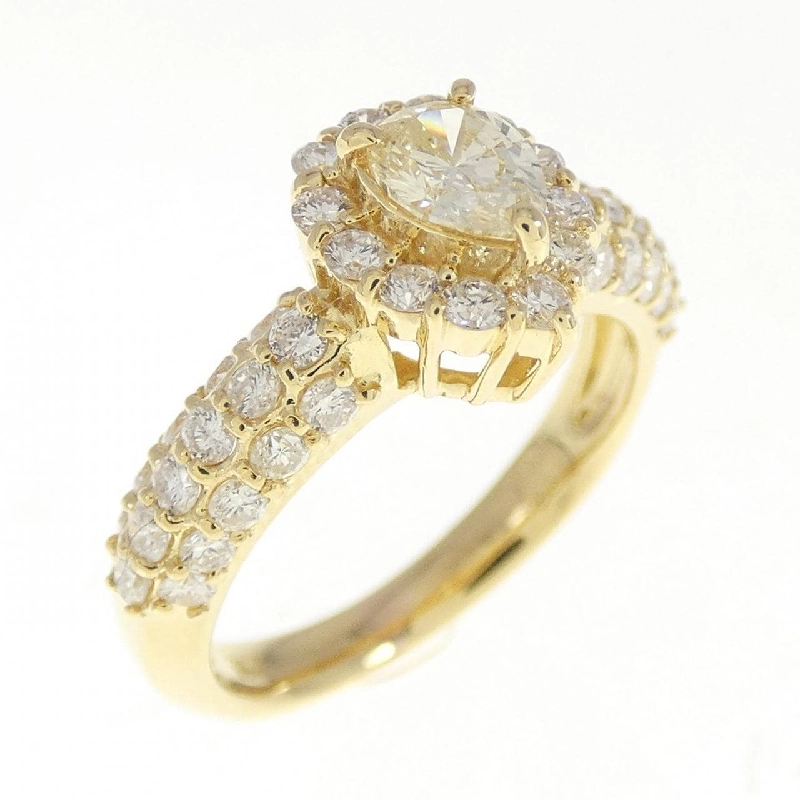 Nhẫn kim cương K18YG 0.31CT 673336