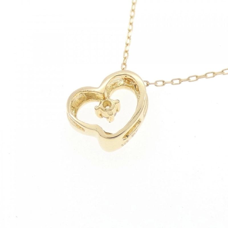 K18YG Dây chuyền kim cương hình trái tim 0.02CT - Hàng hiệu Chính hãng 859071