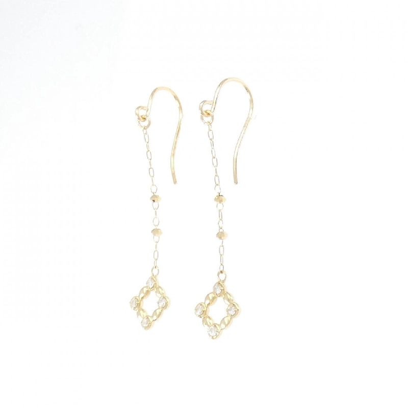 K18YG Bông tai kim cương 0.08CT - Hàng hiệu Chính hãng 871993