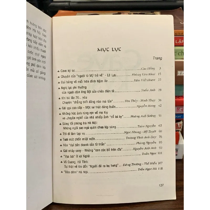 Cave ký sự (Phóng sự xã hội) – Nhiều tác giả 571405