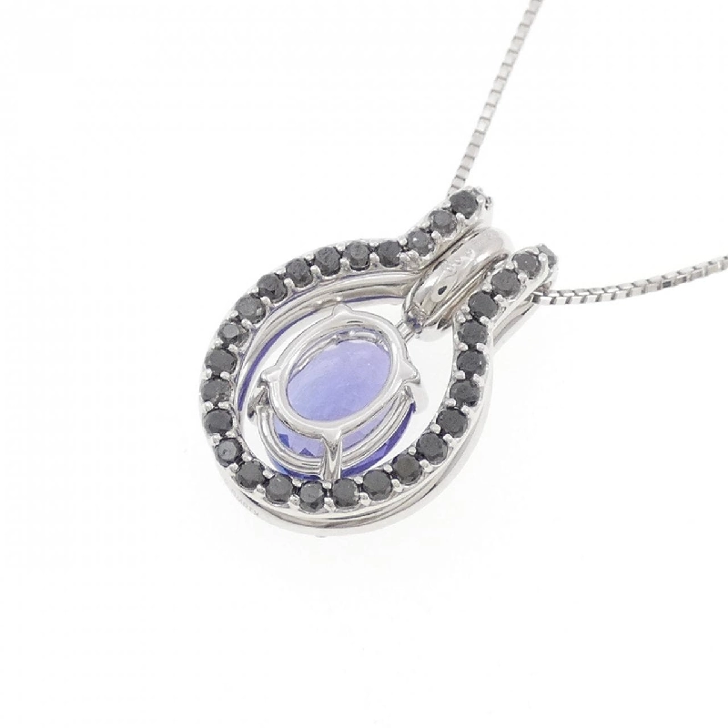 K18WG 2WAY Đá Tanzanite Dây Chuyền 2.00CT - Hàng hiệu Chính hãng 859807