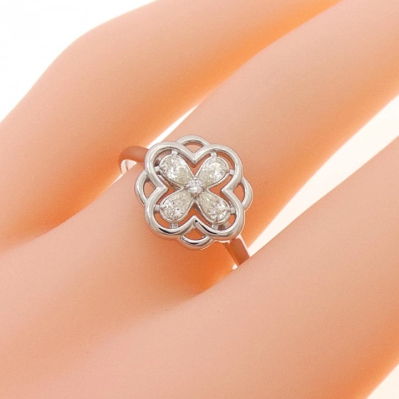 【Sản phẩm mới】Nhẫn kim cương PT900 hình hoa 0.23CT 669442