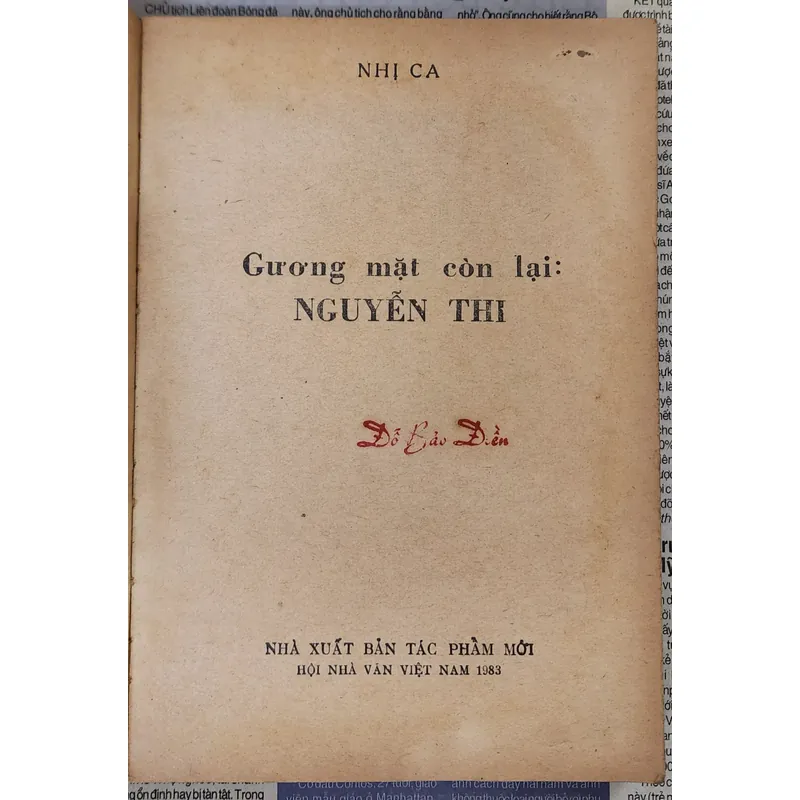 GƯỢNG MẶT CÒN LẠI: NGUYỄN THI (Nhị Ca) 726787