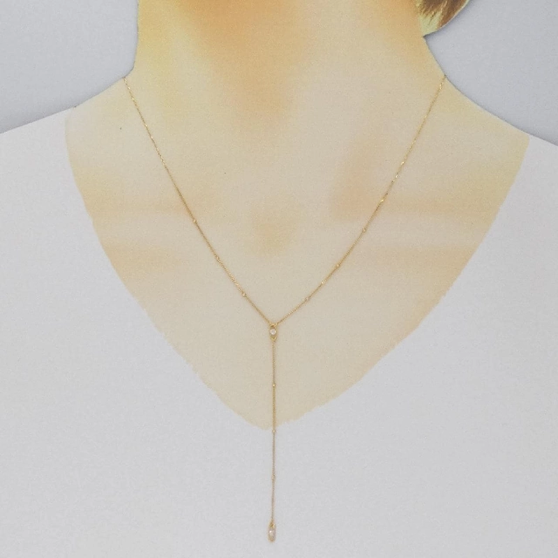 K18YG Dây chuyền kim cương 0.06CT - Hàng hiệu Chính hãng 859414