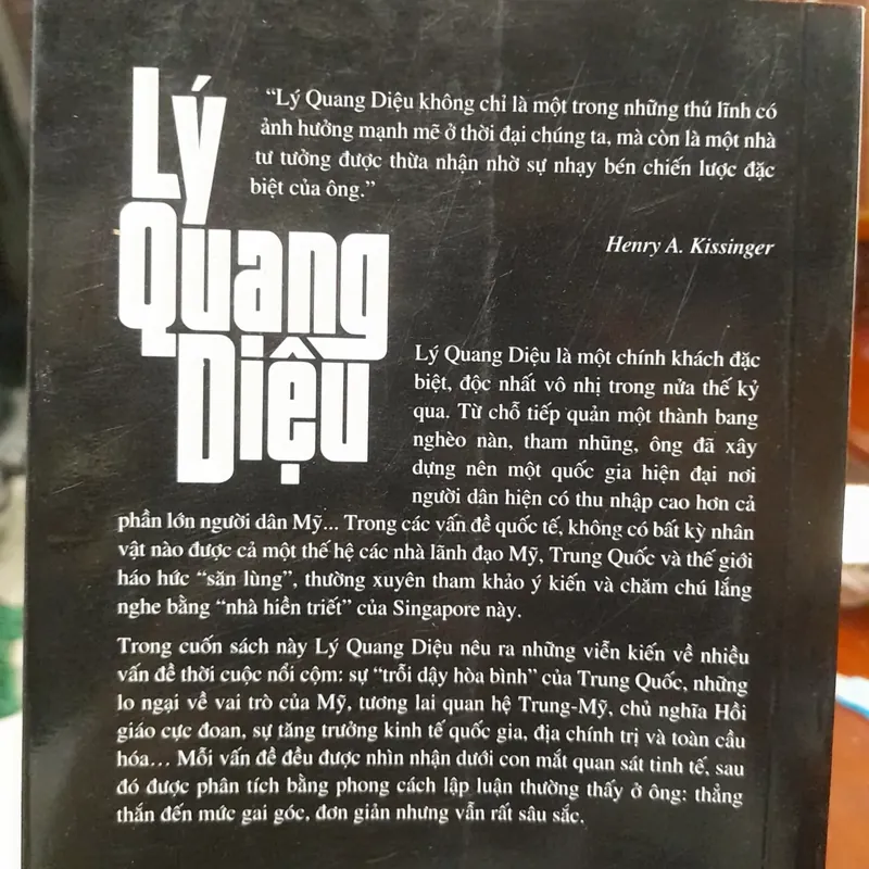 LÝ QUANG DIỆU bàn về Trung Quốc, Hoa Kỳ và thế giới 605433