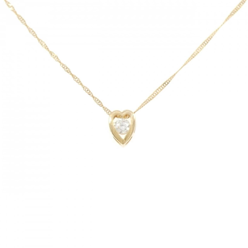K18YG Dây chuyền trái tim kim cương 0.19CT - Hàng hiệu Chính hãng 859208
